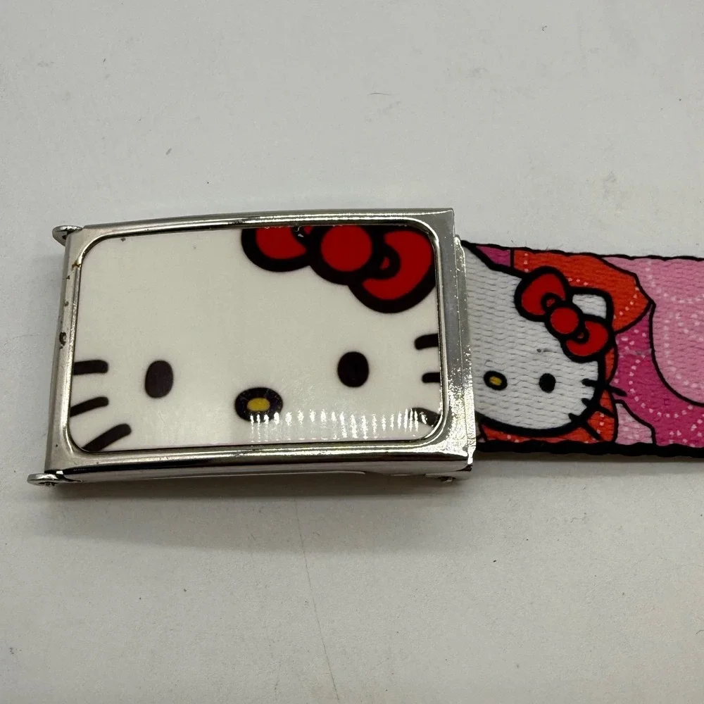 Buckle-Down Hello Kitty Pink Camo Belt Flip top Buckle Y2K USA Sanrio one size
